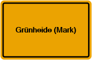 Grundbuchauszug Grünheide (Mark)